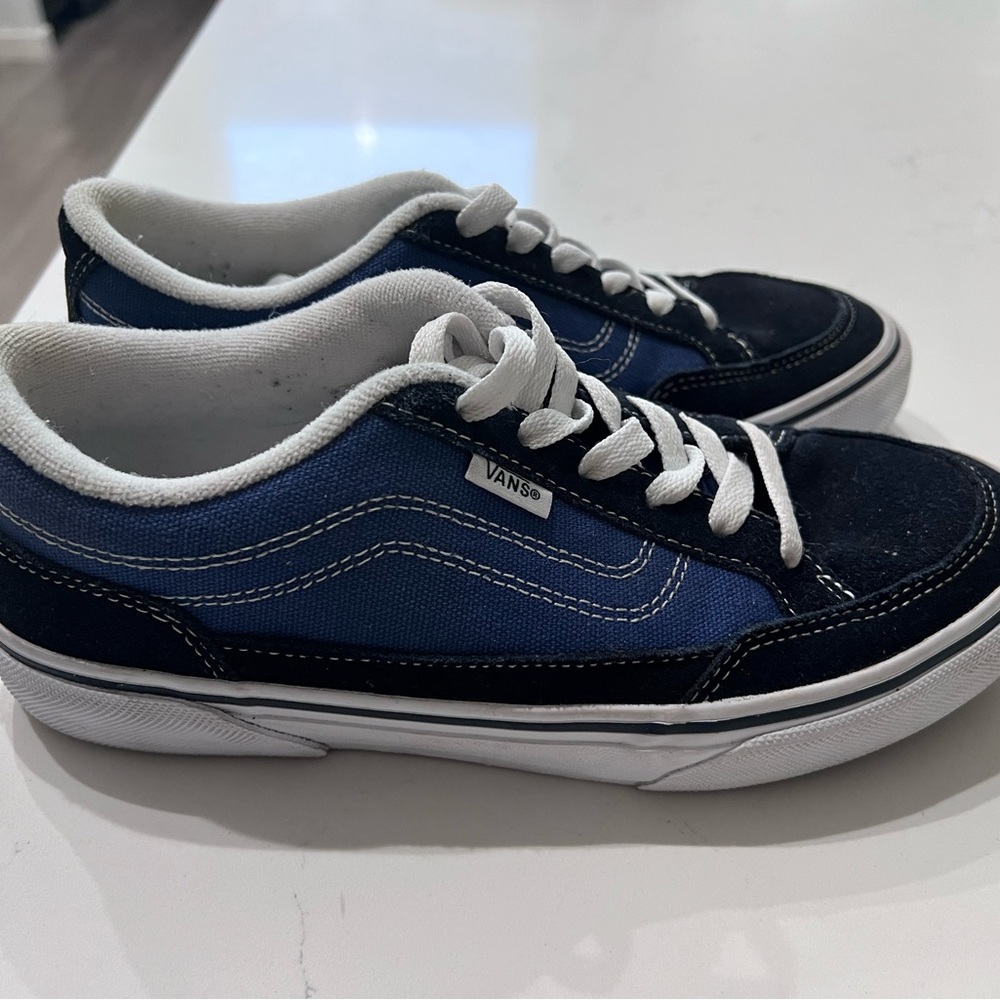 Vans  Blue and Black Sneakers